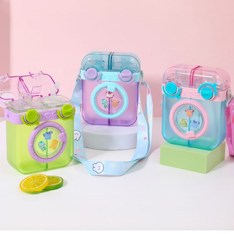 Machine Design Water Bottle-Purple