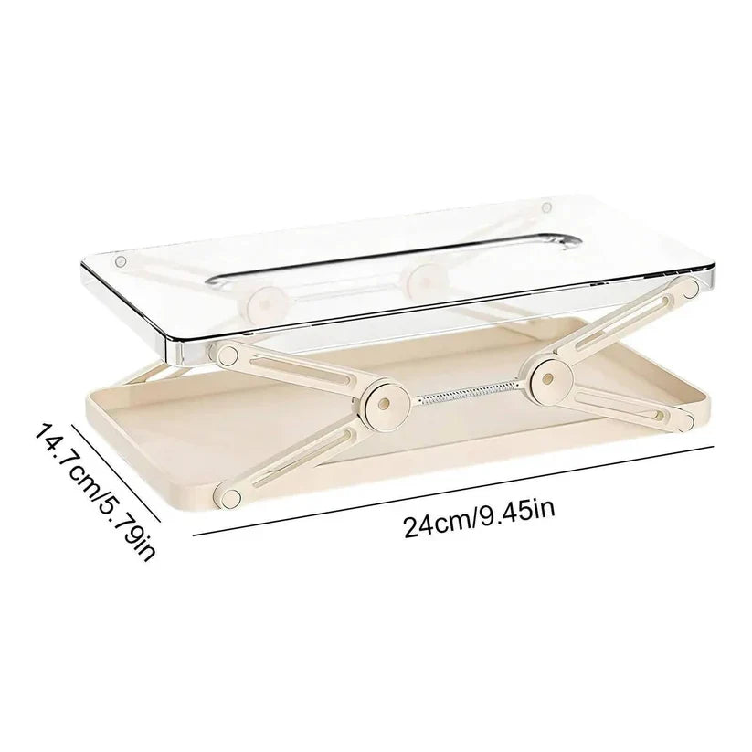 Acrylic Expandable Tissue Box