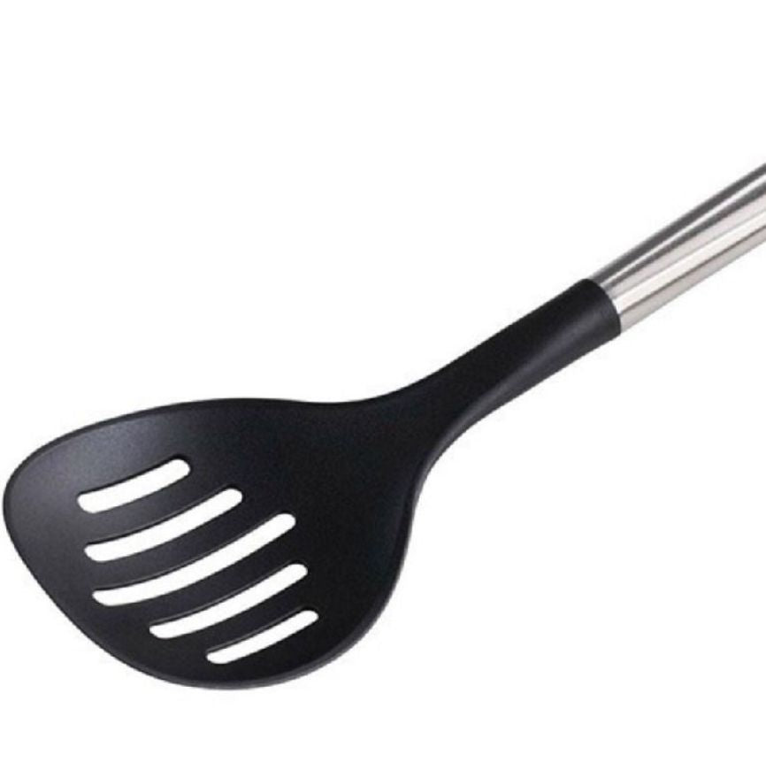 Steel Handle Nonstick Cooking Spoon-D2