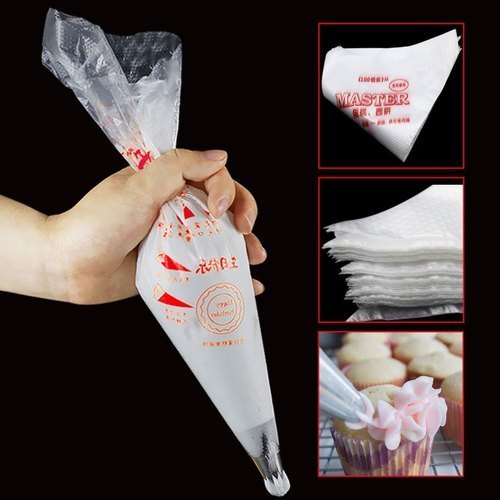 100 Pcs Disposable Cake Decorating Piping Bags-Large