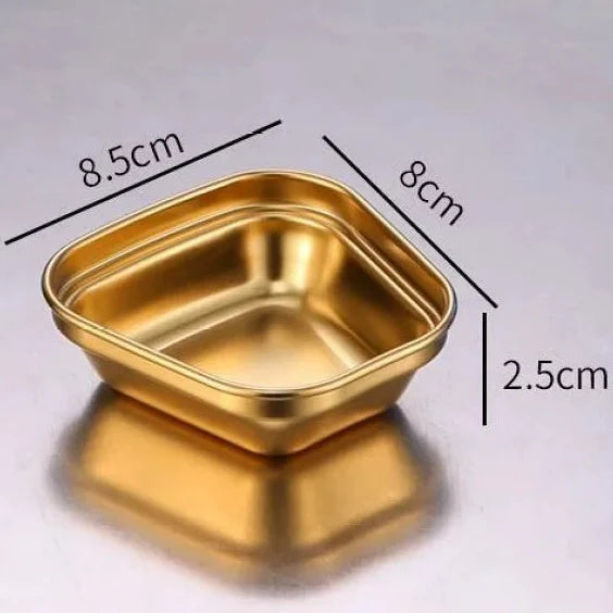 Golden Seasoning Plate -D2