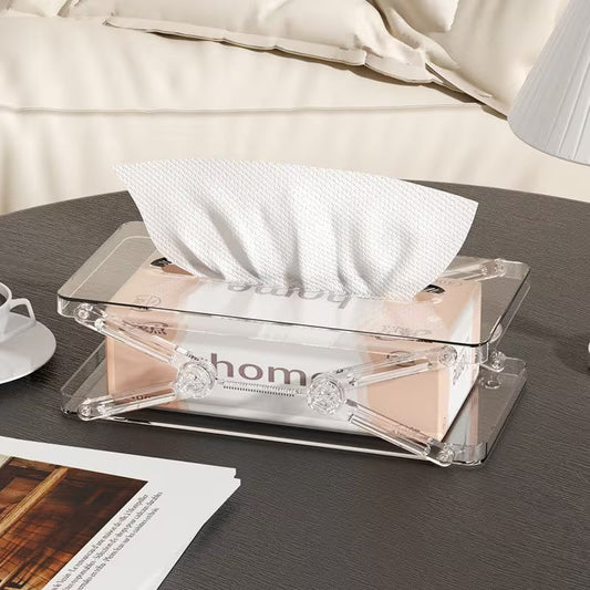 Acrylic Expandable Tissue Box
