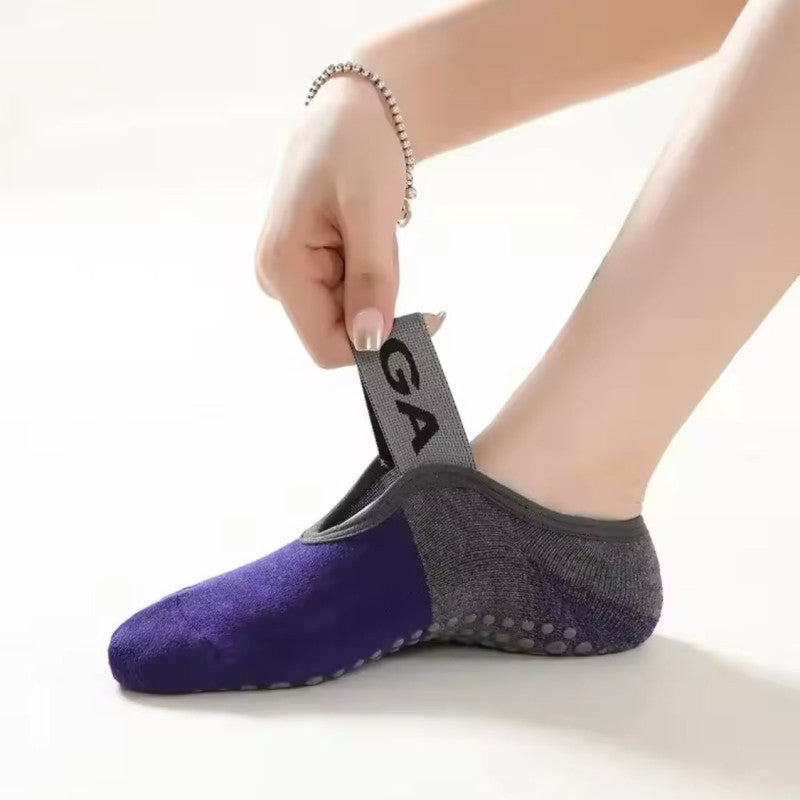 Anti-Slip Yoga Socks With Strip 1 Pair