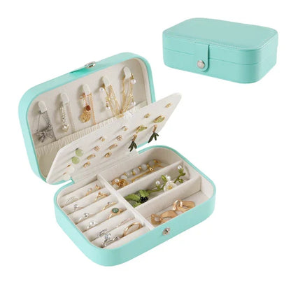 Multi-Layer Jewellery Storage Case-Sky Blue