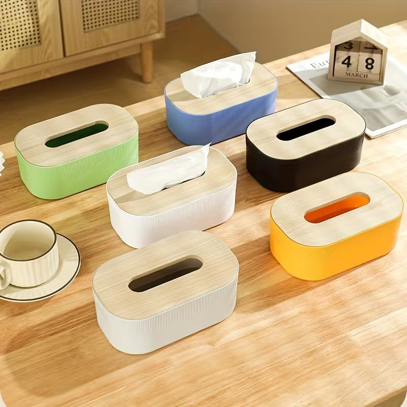 Premium Tissue Box Holder-Green