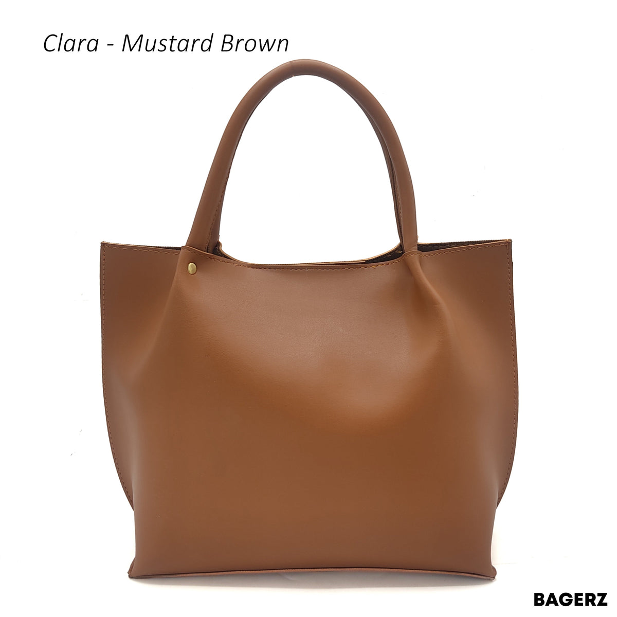 Clara - Mustard Brown - Tote Bag