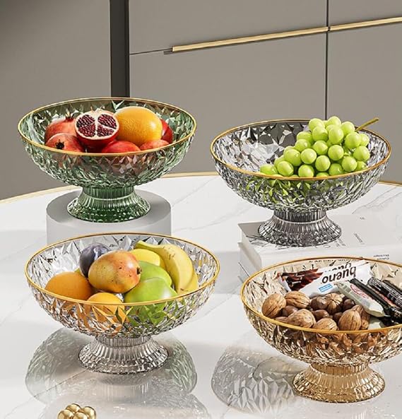 Acrylic Diamond Pattern Fruit Tray