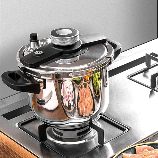 Knob-Type Stainless Steel Pressure Cooker 9L