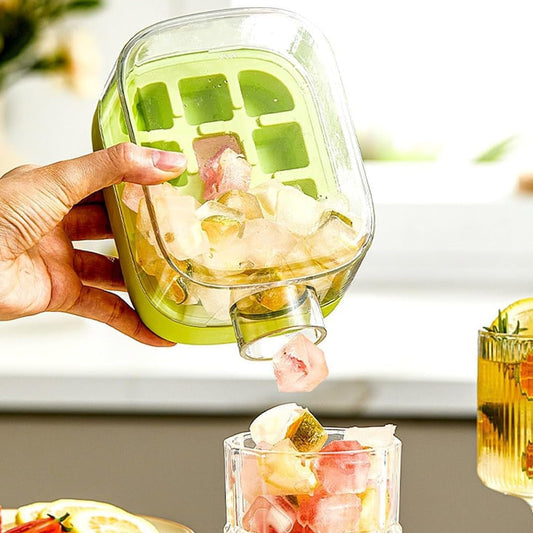 2 In 1 Ice Cube Bottle-Green