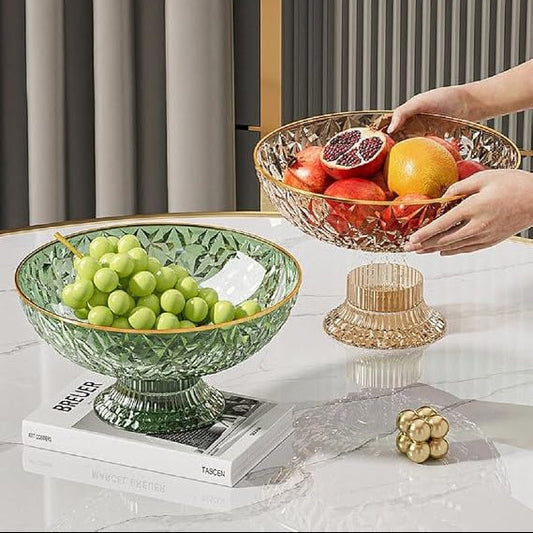 Acrylic Diamond Pattern Fruit Tray