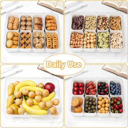 8 Compartment Snack Storage Box
