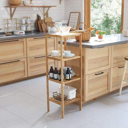 4-Tier Bamboo Storage Rack