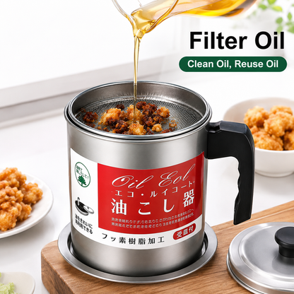 Reusable Kitchen Oil Strainer