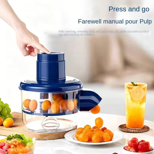 Rechargeable Electric Fruit Peeler-Blue D1