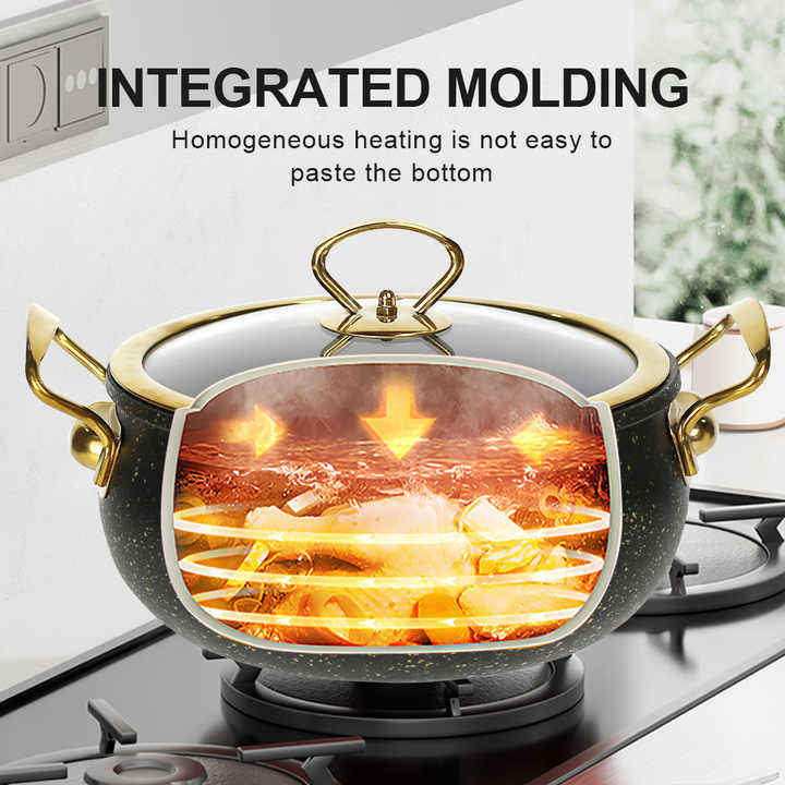 11 Piece Granite Coating Cookware Set