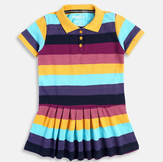 Yellow Stripes Frock (Yellow)