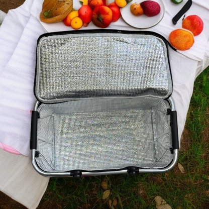 Foldable Insulated Picnic Basket-D9
