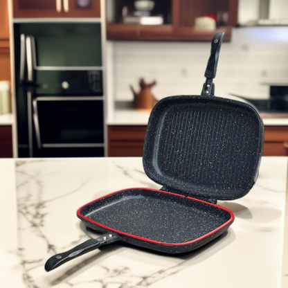 Dessini Double Sided Grill Pan 36cm (Black)