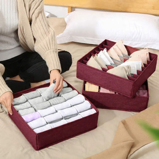 4 in 1 Wardrobe Organizers (Maroon)