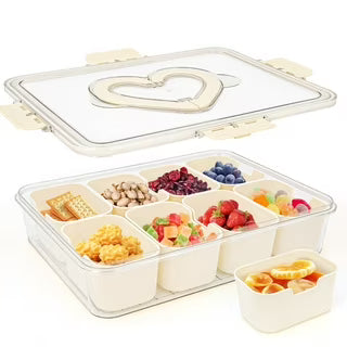 8 Compartment Snack Storage Box