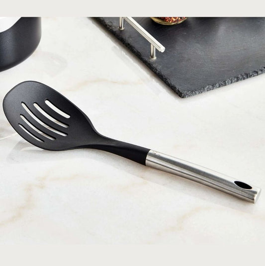 Steel Handle Nonstick Cooking Spoon-D2