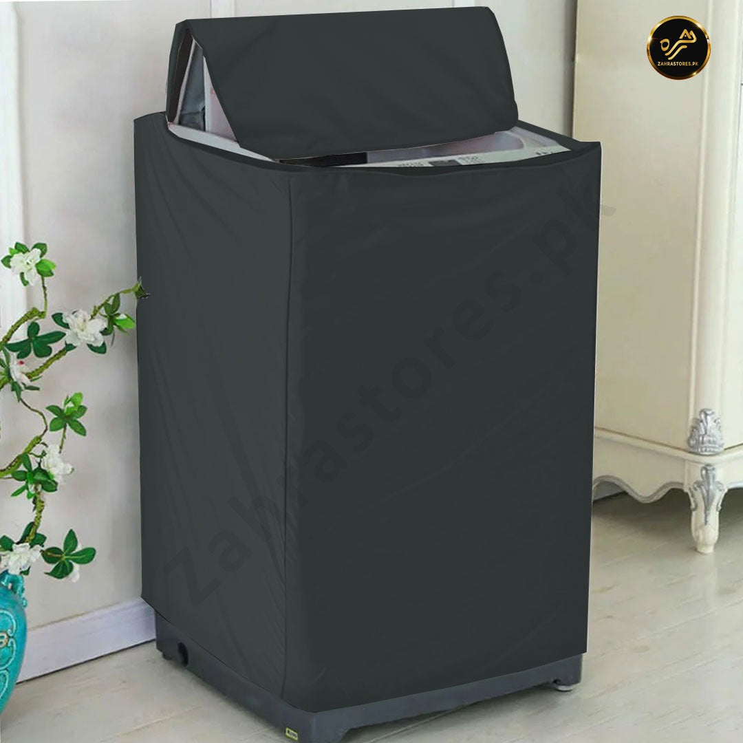 Washing Machine Cover Dark Grey (  for 12 to 16 KG  )