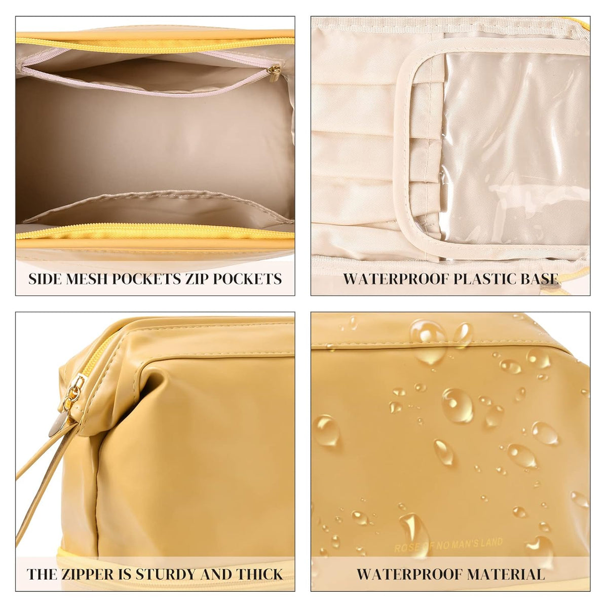 PU Leather Travel Cosmetic Pouch