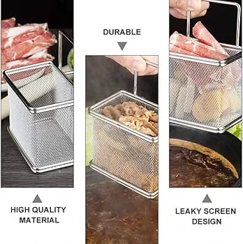 1 Pc Deep Fry Basket Strainer