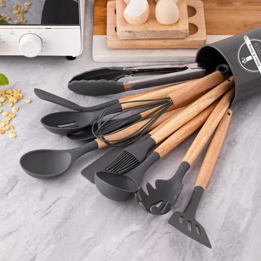 12 PCS Silicone Cooking Utensils Set-Large