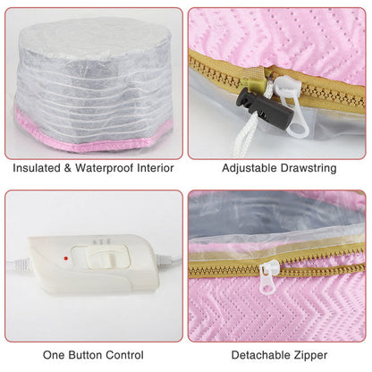 Washable Heating Cap for Oil & Scalp Therapy