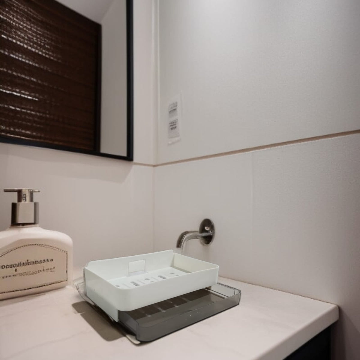 Wall Mounted Soap Holder with Tray