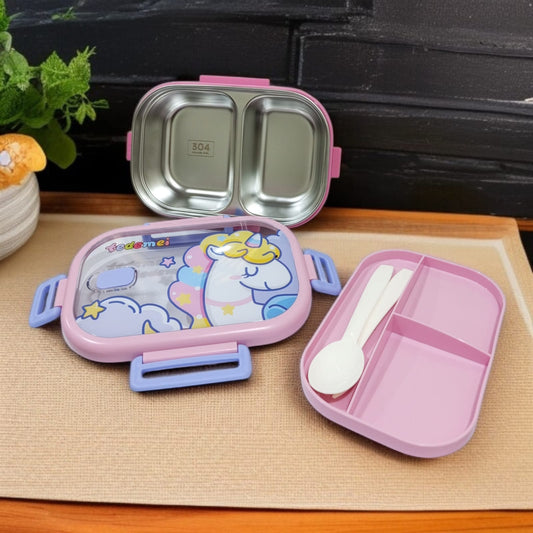 Tedemei Cartoon Design Lunch Box-Pink
