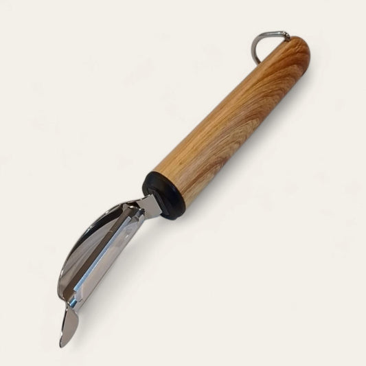 Wooden Handle Potato Peeler