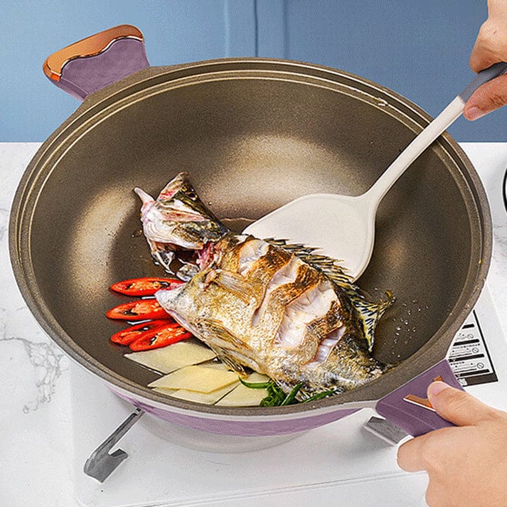 2 in 1 Steamer Wok (Purple)