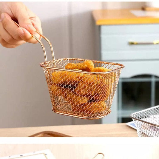 Stainless Steel French Fries Basket(Copper)