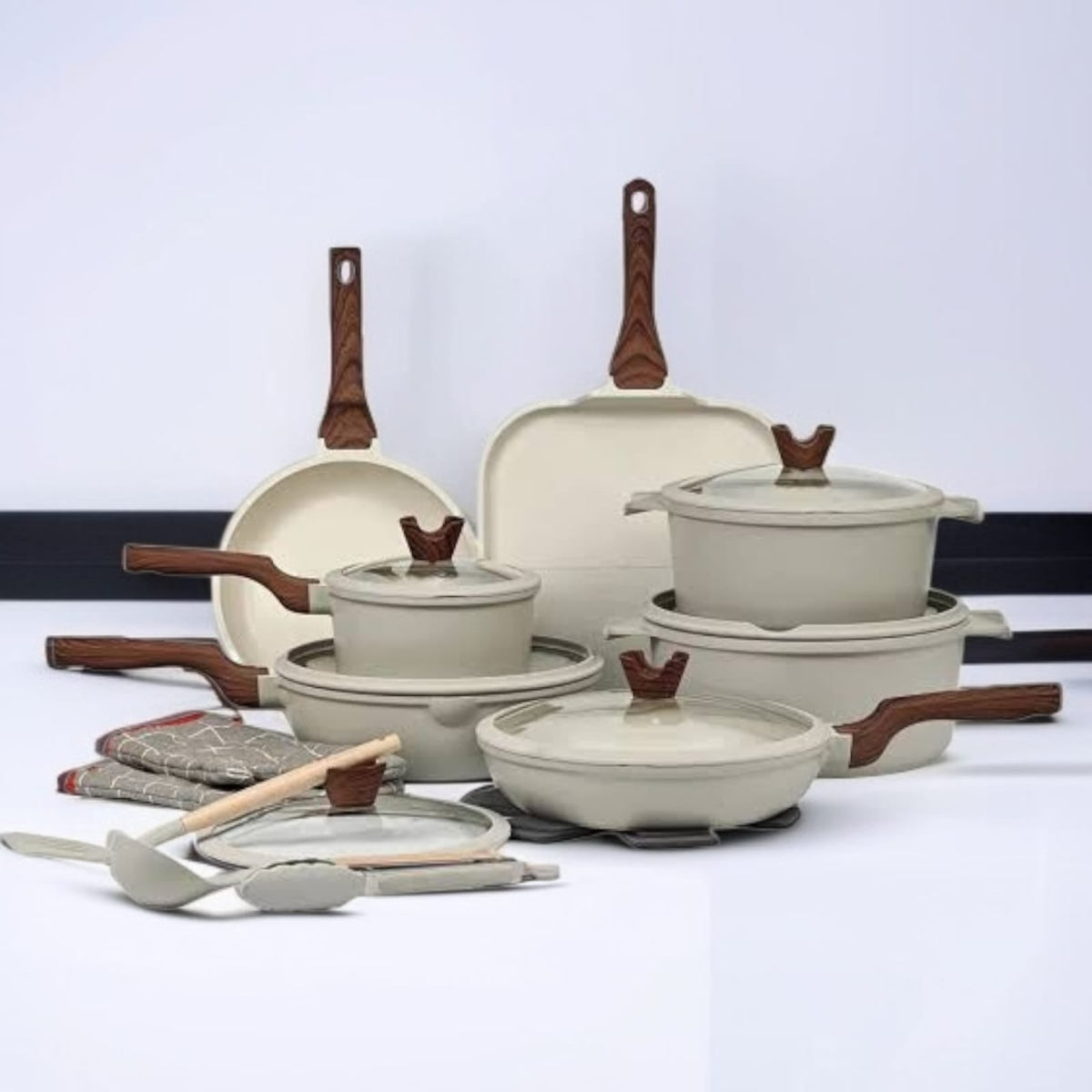 21 Pcs Non-stick Cookware Set