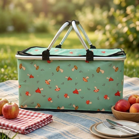Foldable Insulated Picnic Basket-D9