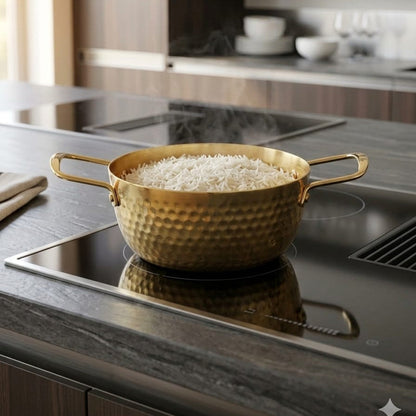 Stainless Steel Golden Pot