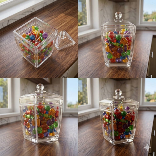 Acrylic Candy Jar Medium