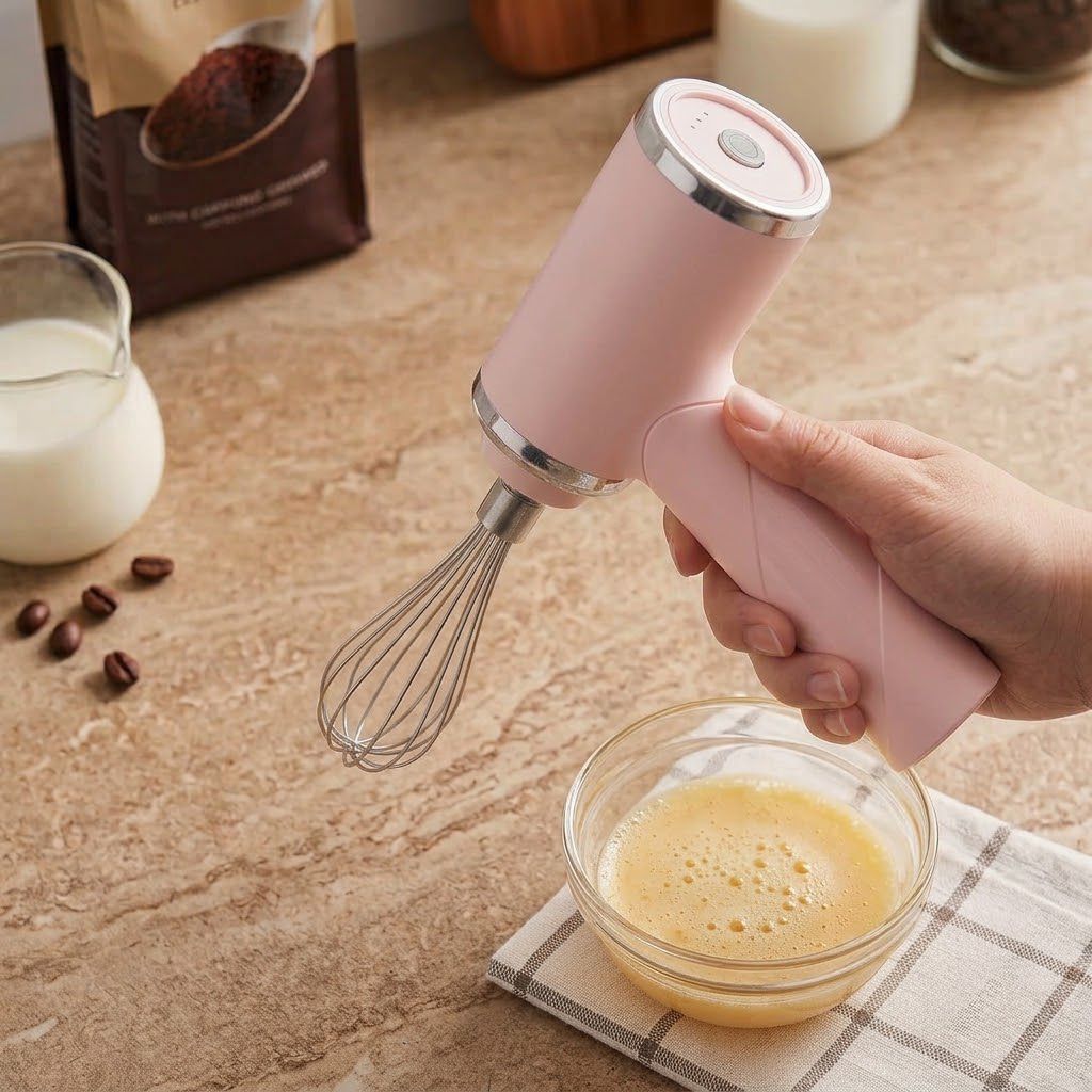 3 Speed Rechargeable Egg Beater