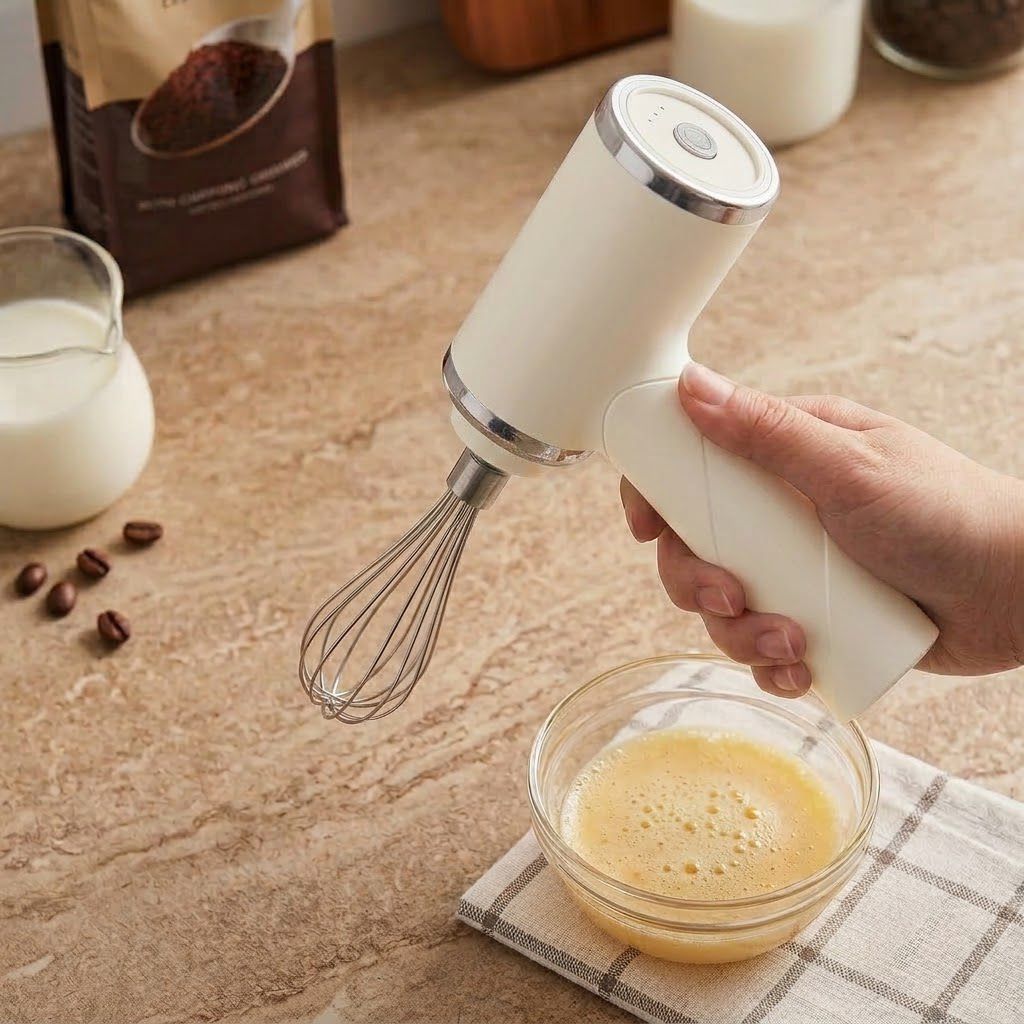 3 Speed Rechargeable Egg Beater