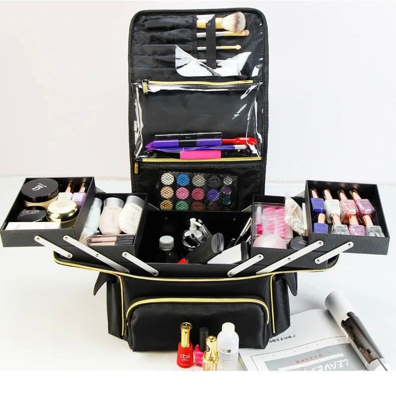 Multi-Layer Travel Storage Cosmetic Box