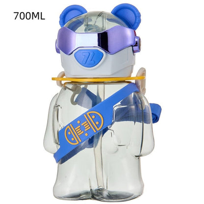 Cute Bear-shaped Water Bottle 700ml