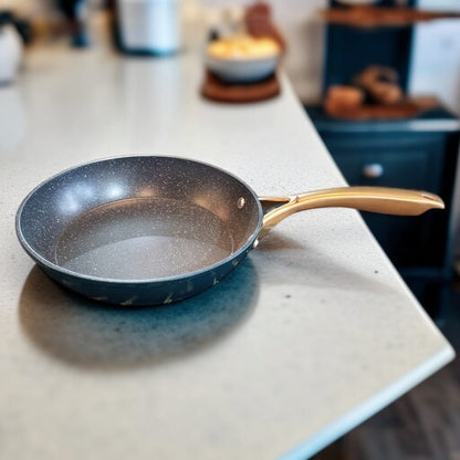 Marble Non Stick Frying Pan Dark Green-24cm