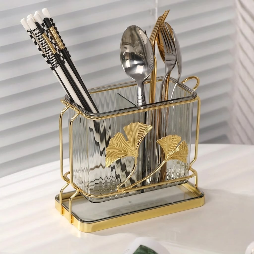 Creative Kitchen Utensil Holder-Transparent