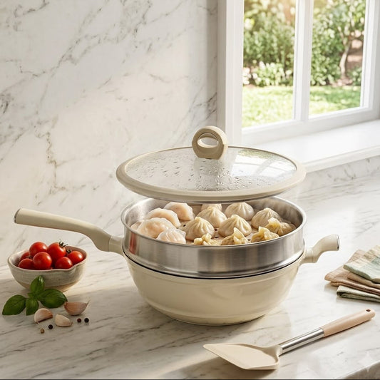 2 in 1 Steamer Wok-D3