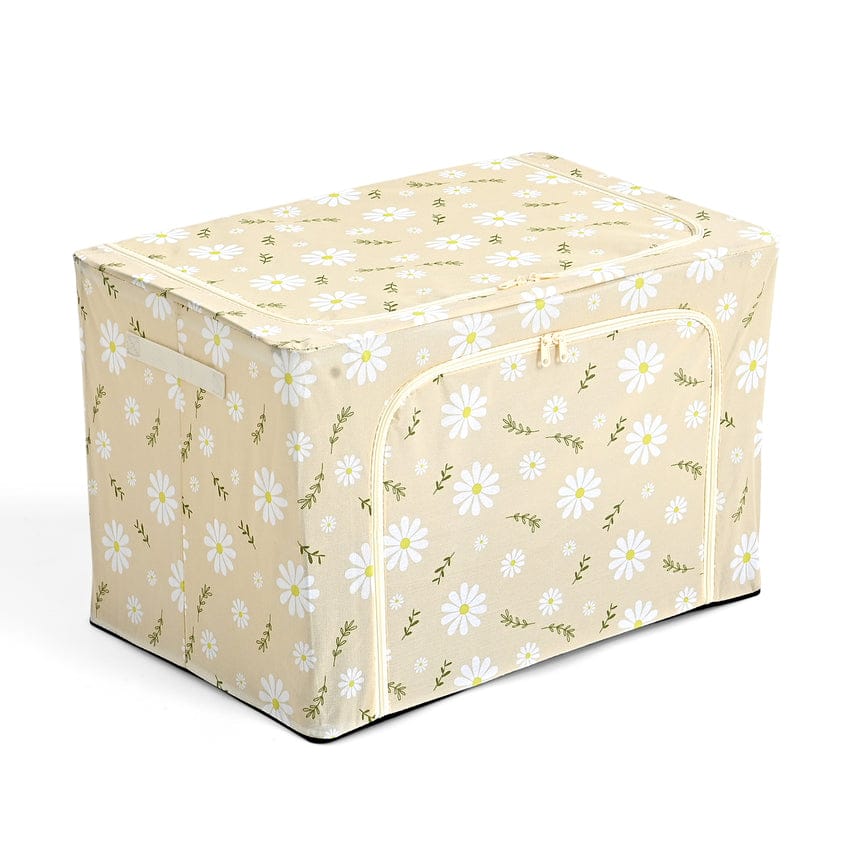 Foldable Clothes Storage Box (100L)-Light Green
