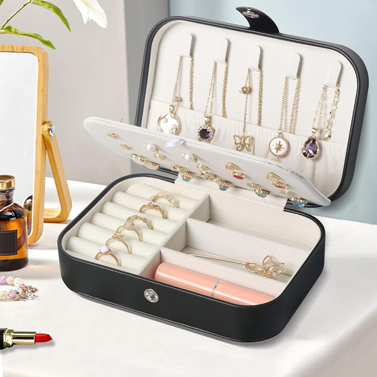 Multi-Layer Jewellery Storage Case-Black