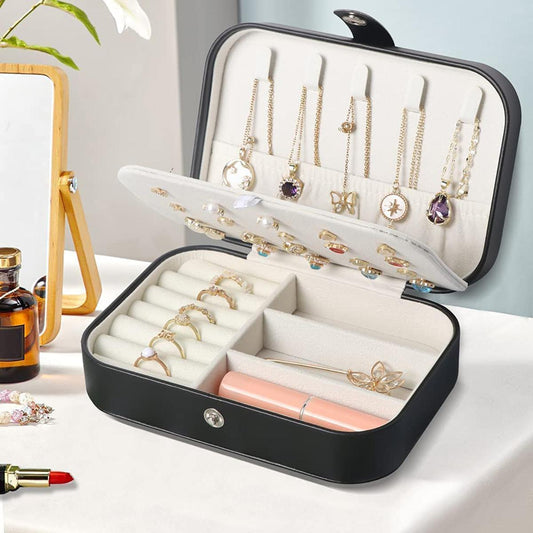 Multi-Layer Jewellery Storage Case-Black