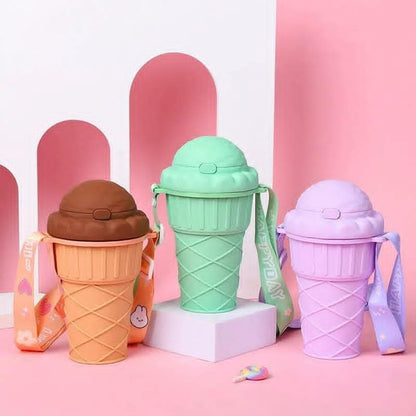Ice Cream Shape Mug-Brown